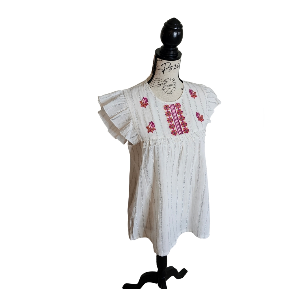 KINDLE Embroidered Top Size Large - Picture 6 of 13